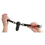 Bad Kitty Siliconen Ball Gag met Externe Penis Dildo