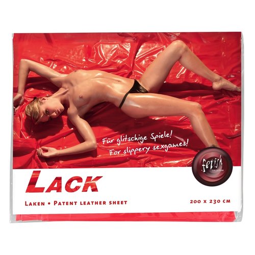 Fetish Collection Wetlook Vinyl Lak Bed Laken voor Wetplay