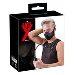 Late X Hoogwaardige Latex Opblaasbare Penis Gag met Masker