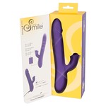 Sweet Smile Stotende Rabbit Vibrator met Roterende Schacht en Genopte Clitorale Arm