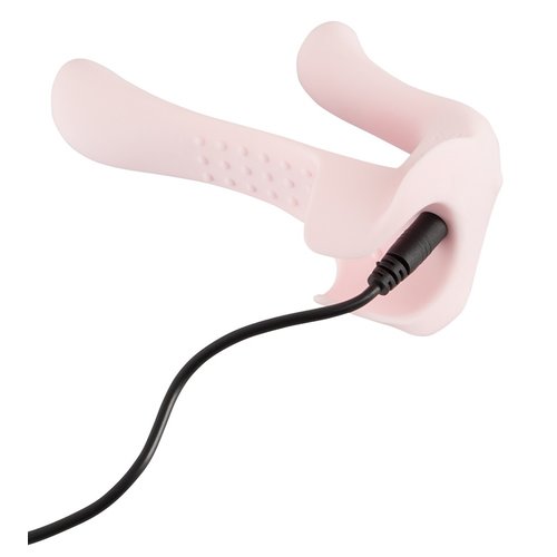 Couples Choice Anatomische Koppelvibrator met Dubbele Vibratie Arm