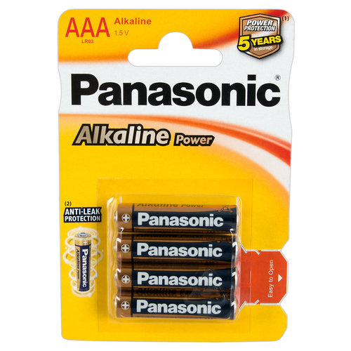 Panasonic Panasonic AAA Penlite Batterijen 4 stuks