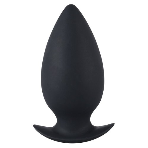 You2Toys You2toys - Booty Beau Siliconen Buttplug met Ovale Vorm en Ovale Stop voor Discreet Gebruik – Large 11 cm – Zwart