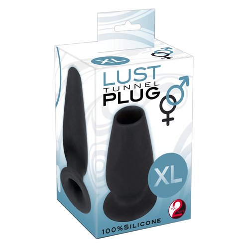 You2Toys XL Holle Tunnel Plug met Open Stop