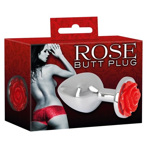 You2Toys Aluminium Buttplug met Roosje