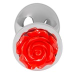 You2Toys Aluminium Buttplug met Roosje