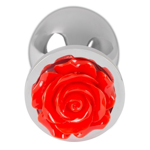 You2Toys Aluminium Buttplug met Roosje