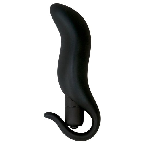 Black Velvets Siliconen Anaal Vibrator met Verwijderbare Bullet