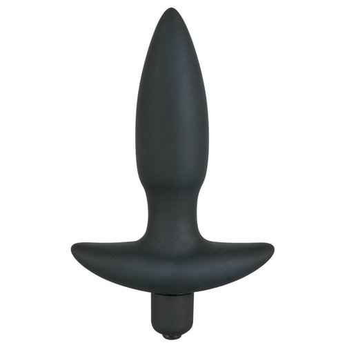 Black Velvets Siliconen 5-Traps Anaal Vibratie Plug Small