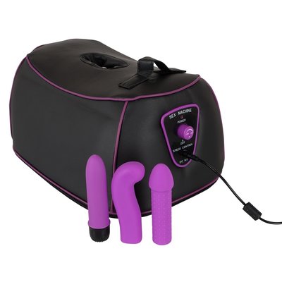 Mobiele Zadel Sexmachine  4 Opzetstukken