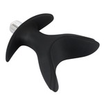 Black Velvets Siliconen Anale Plug Anker Variant met Vibratie