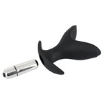 Black Velvets Siliconen Anale Plug Anker Variant met Vibratie