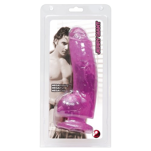 You2Toys Jerry Giant Jelly Dildo met Zuignap en Aders