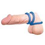 You2Toys Lust Blue Siliconen Ball Stretch Penis Ringen Set