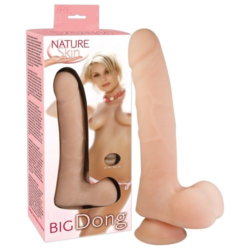 Nature Skin Natuurlijk Huidachtig Materiaal Dildo met Zuignap en Aders