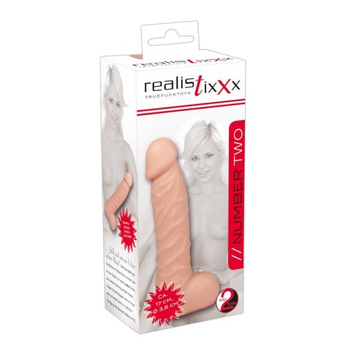 Realistixxx Realistische Dildo met Sterke Adering en Balzak