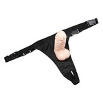 You2Toys Strap On Voorbind Dildo String met Solide Penis in Recht Ontwerp 13 cm – Huidkleurig