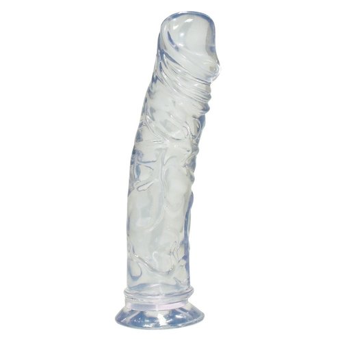 Crystal Basic Doorzichtige Dildo met Dikke Eikel