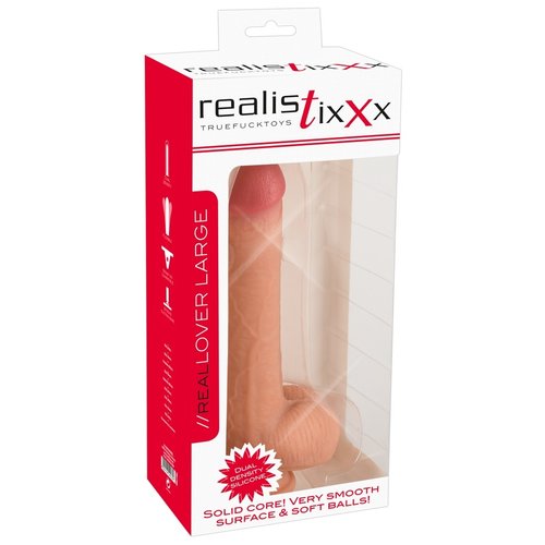 Realistixxx Zeer Realistische Zuignap Dildo met Recht Ontwerp