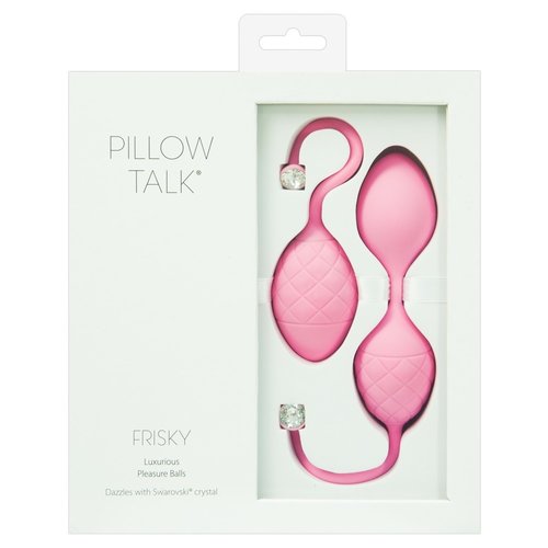 PILLOW TALK Siliconen Vaginale Ballen met Swarovski Diamant