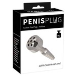 You2Toys Stalen Penis Plug met Sproeigaten Piss Play