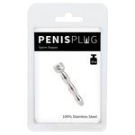 You2Toys RVS Geribbelde Penis Plug met Doodshoofd Print