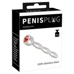 You2Toys Golvend RVS Penis Plug met Kristallen Stop