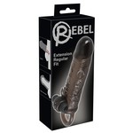 Rebel Geaderde Penis Sleeve ‘Slim en Comfort’ Large