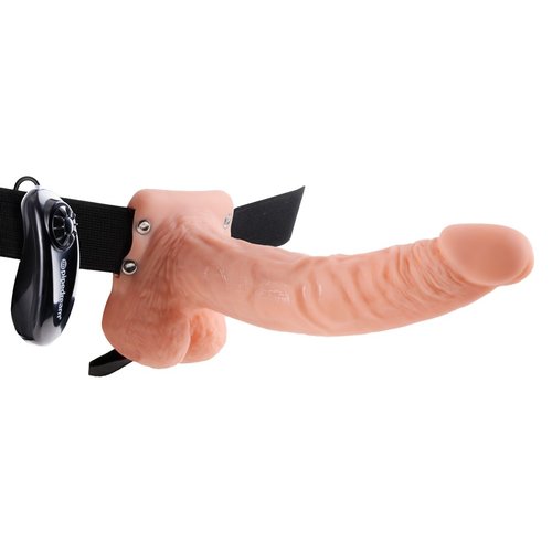 Fetish Fantasy Holle Strap On Sleeve Vibrator Licht Gebogen Large