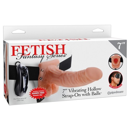 Fetish Fantasy Holle Strap On Sleeve Vibrator Licht Gebogen Medium