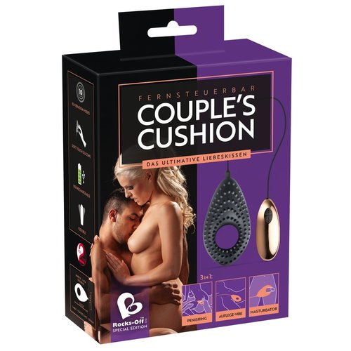 You2Toys Geribbelde Koppel Cockring en Opleg Vibrator