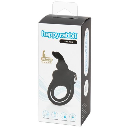 happyrabbit Vibrerende Dubbele Bunny Cockring Vibrator