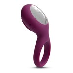 Svakom Trendy Penis Ring met Vibratie en Clitoris Massage Noppen voor Koppel Gebruik Tyler 8.3 cm – Paars