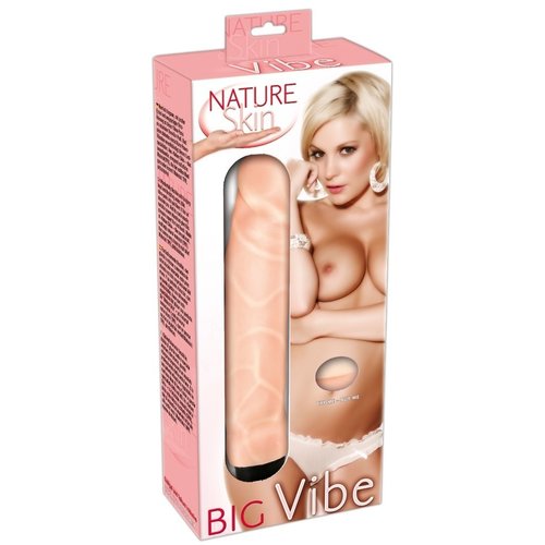 Nature Skin ‘Big Vibe’ Vibrator met Dikke Aders Zijdezacht