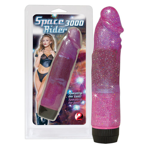 You2Toys Space Rider Glinsterende Jelly Penis Vibrator