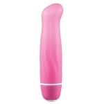 Sweet Smile ‘Trick’ Vibrator met Schuine Kop en Gestructureerde Schacht voor Elke Handtas – Roze