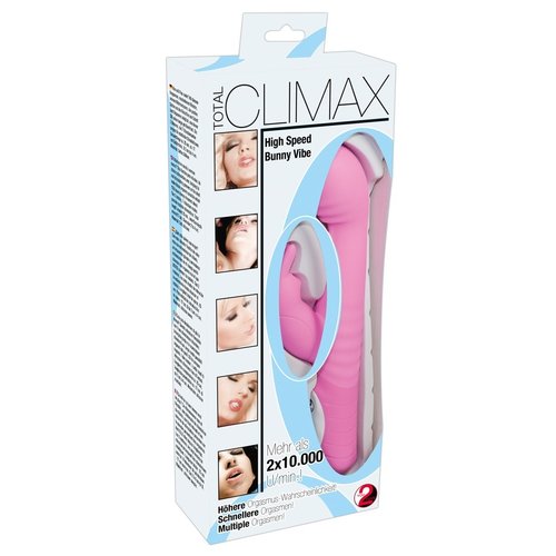 Total Climax Bunny Vibrator met G-spot Punt met Ergonomische Afwerking Flexibel 25 cm – Roze You2Toys Total Climax Bunny Vibrator met G-spot Punt met Ergonomische Afwerking Flexibel 25 cm – Roze