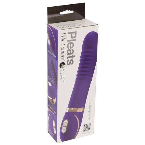 Vibe Couture Pleats Geribbelde Klassieke G-spot Vibrator