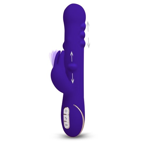 Vibe Couture Tres Chic Bunny Vibrator met Rechte Verdikte Kop