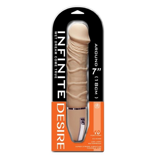 NMC Waterdichte Vibrator in Penis Vorm Geaderd