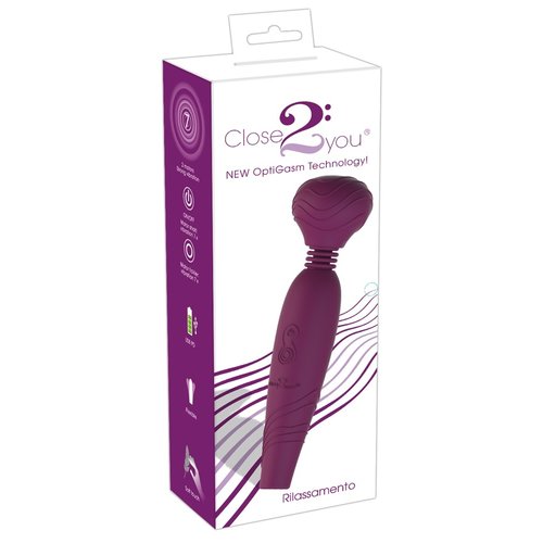 Close2you Rilassamento Draadloze Power Wand Massager \