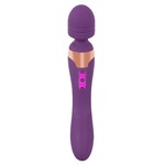 JAVIDA Double Wand Massager met Penetratie Uiteinde