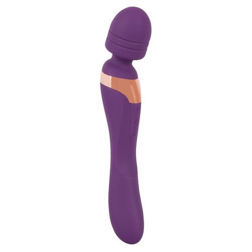 JAVIDA Double Wand Massager met Penetratie Uiteinde