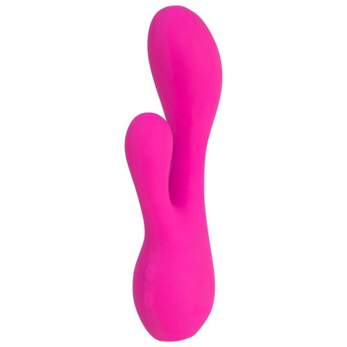 Swan Hug Vibrator met Clitoris Stimulatie en Afgeronde Zachte Afwerking 16.5 cm – Roze
