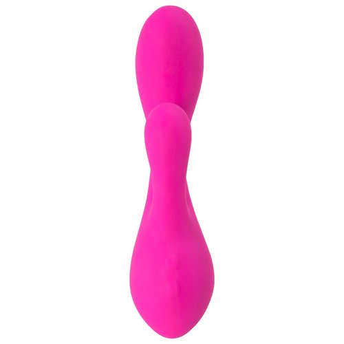 Swan Hug Vibrator met Clitoris Stimulatie en Afgeronde Zachte Afwerking 16.5 cm – Roze