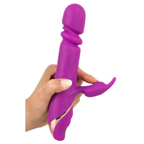 JÃƒÅ“LIE Stevige Rabbit Vibrator met Dikke Groeven