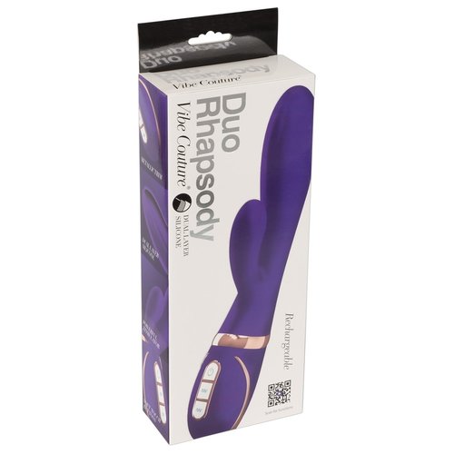 Vibe Couture Duo Rhapsody G-spot Clitoris Vibrator Dubbellaags