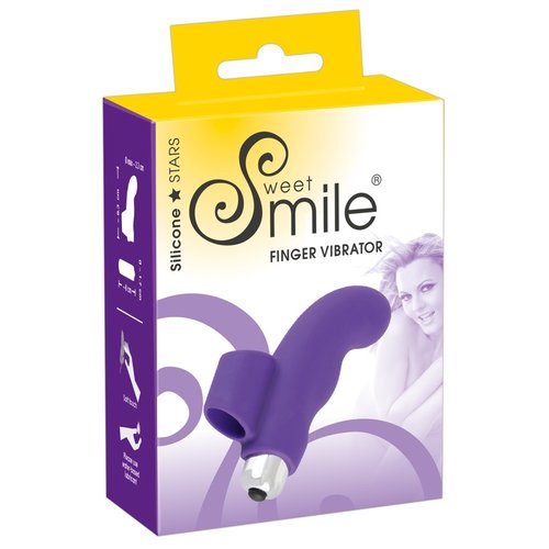 Sweet Smile Vingertop Vibrator met Gebogen G-Spot Tip