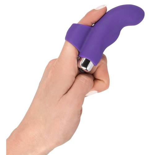 Sweet Smile Vingertop Vibrator met Gebogen G-Spot Tip