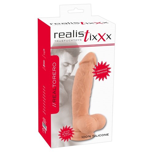 Realistixxx Natuurlijk Roterende Vibrator met Zuignap